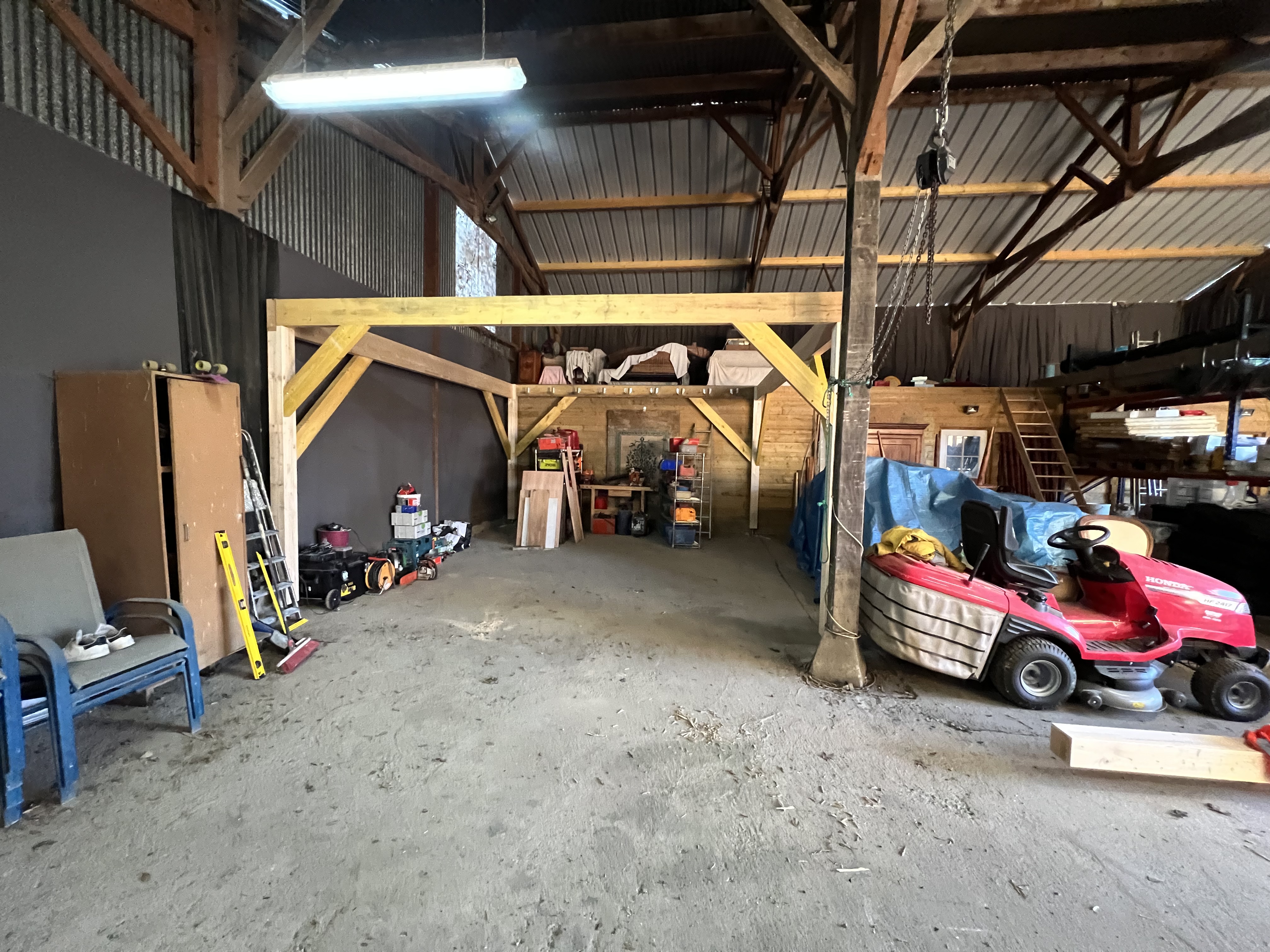 Ossature bois réalisée par Cap’Orme Construction Bois à Segré-en-Anjou Bleu