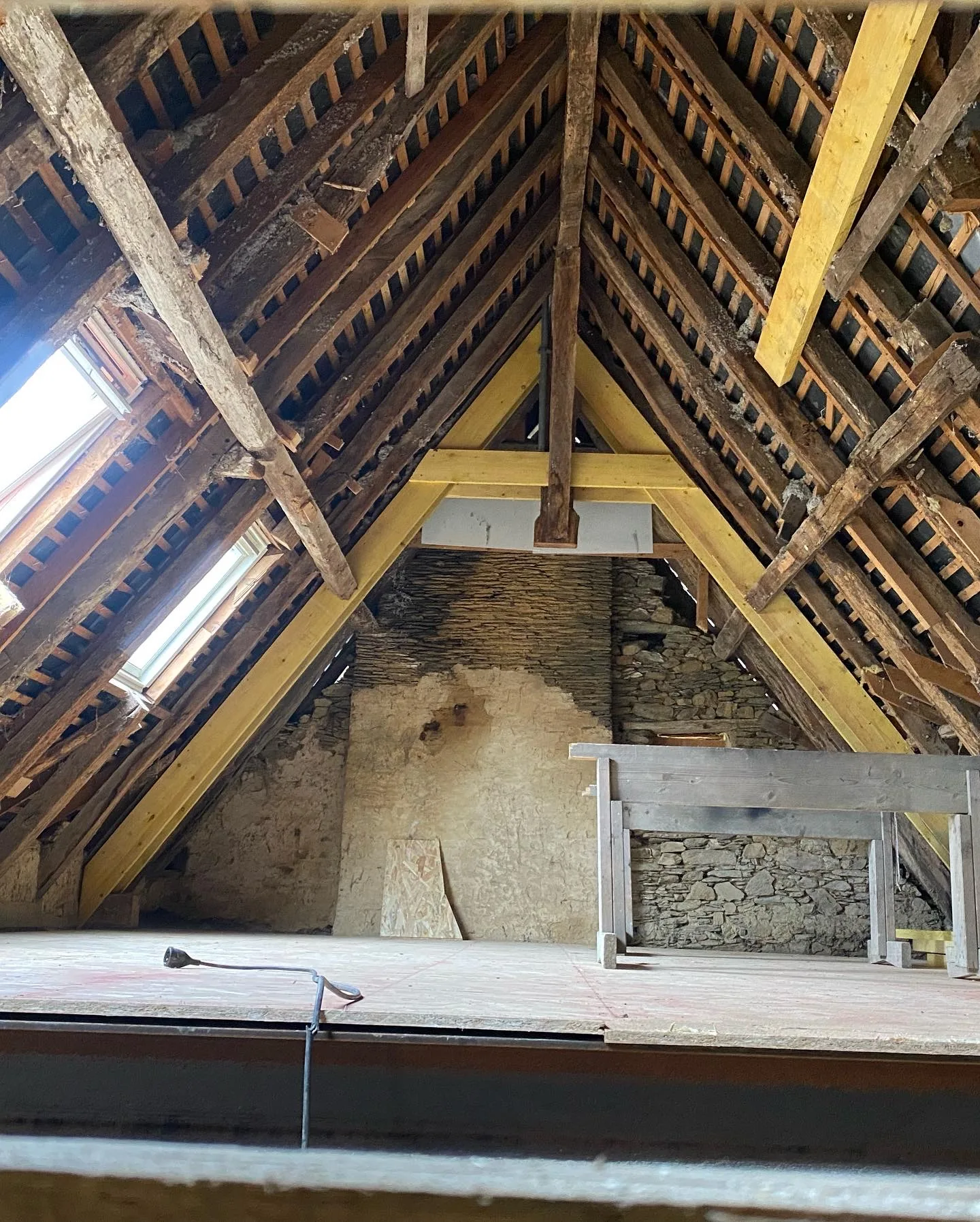 Charpente bois réalisée par Cap’Orme Construction Bois